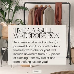 NEW TIME-CAPSULE WARDROBE BOX